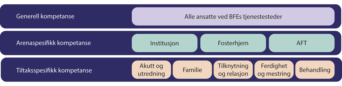 Figur 20.2 Barne- og familieetatens kompetansemodell