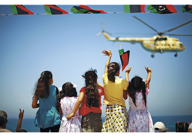 Figur 2.2 Zawiya, Libya. Ettårsdagen for starten av anti-Gaddafi opptøyer.