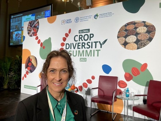 Statssekretær i Landbruks- og matdepartementet Wenche Westberg deltok på det internasjonale toppmøte for genbanker i Berlin.