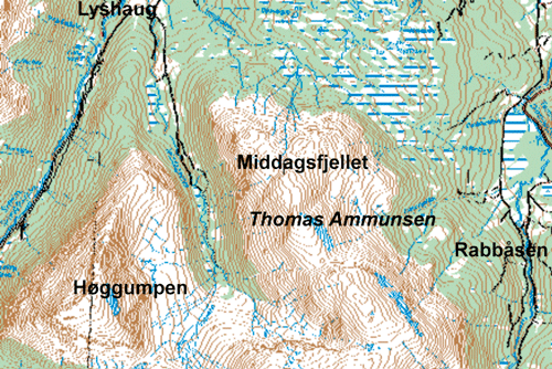 Figur 3.3 Thomas Ammunsen, norsk östlapp, betalar skatt för
 Middagsfjellet