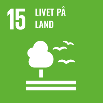 Figur 4.19 Bærekraftsmål 15: Beskytte, gjenopprette og fremme bærekraftig bruk av økosystemer, sikre bærekraftig skogforvaltning, bekjempe ørkenspredning, stanse og reversere landforringelse samt stanse tap av artsmangfold