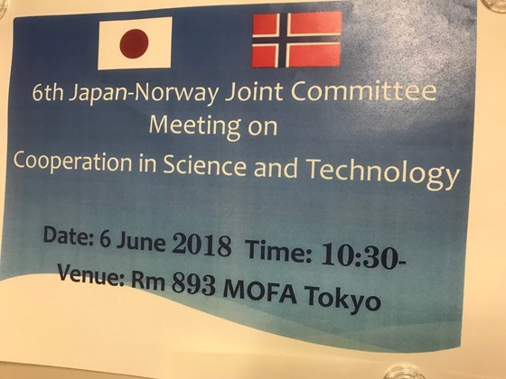 Poster from Japan-Norway Joint Committee Meeting