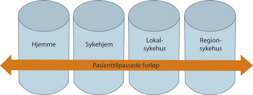 Figur 6.2 Pasientforløp på tvers av siloer