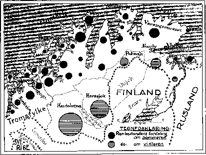 Figur 2-5.7 Reindrifta i Finnmark ca. 1915.