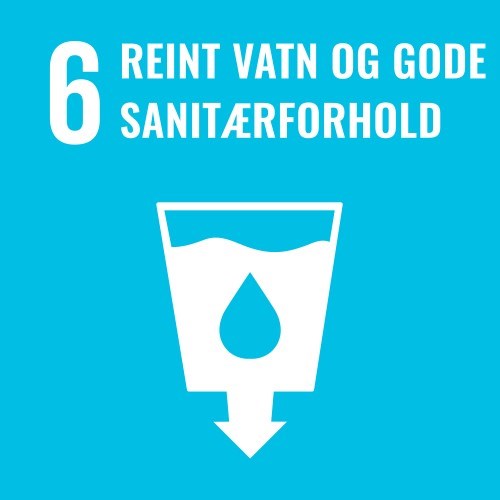 Illustrasjon for bærekraftsmål 6: Reint vatn og gode sanitærforhold