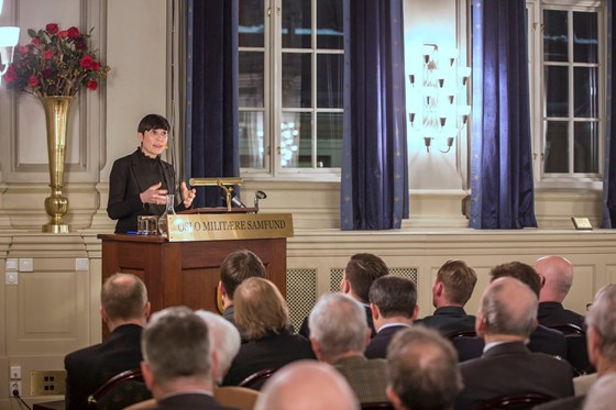Ine Eriksen Søreide holdt den årlige OMS-talen 9. januar 2017.