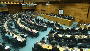 IAEA er sentral i å sørge for at statspartene overholder sine forpliktelser om ikke-spredning. Her fra diskusjoner om Iran i Det internasjonale atomenergibyrået. Foto: IAEA