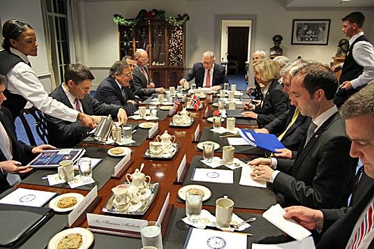 Forsvarsminister Anne-Grete Strøm-Erichsen møter USAs forsvarsminister Leon Panetta i Washington