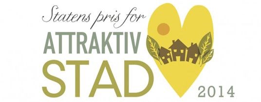 Logo for Statens pris for attraktiv stad 2014