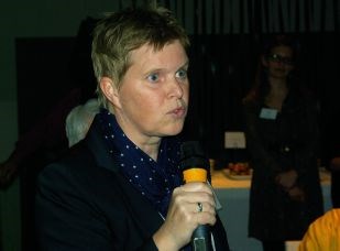 Politisk rådgiver Ingrid Skjøtskift holdt innlegg på et arrangement i New York 7. april i samarbeid med Women Deliver.