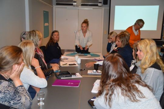 Deltagere på Temaverksted i heltidskultur i Drammen 8.5.14.