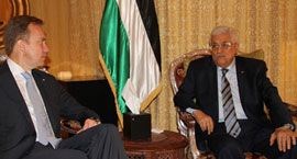 Utenriksminister Brende og president Abbas