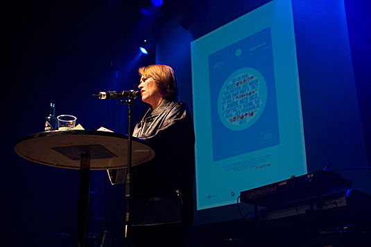 Forsvarsminister Grete Faemo taler til Soldataksjonen 2010. - Foto: Soldatnytt