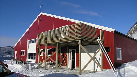 Nyfjøset til Tor-Arne Eilertsen, Kasfjord i Harstad kommune.