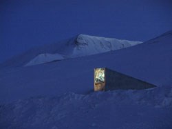 Svalbard Global Seed Vault: The Entry. Photo: Mari Tefre/Svalbard Global Seed Vault