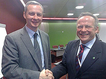 Landbruks- og matminister Lars Peder Brekk i Geneve