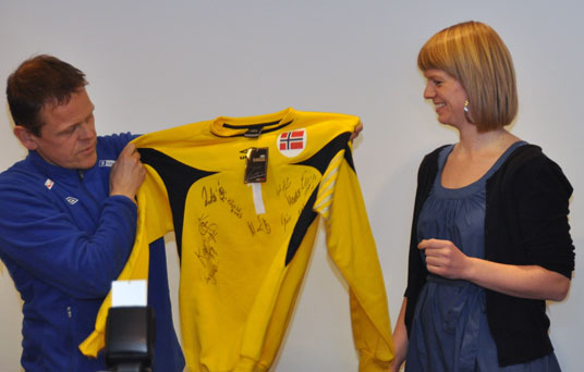 Ane Kismul og Thorir Hergeirsson.