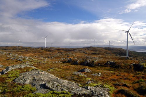Miljøverndepartementet og Olje- og energidepartementet har i dag lagt frem retningslinjer for vindkraftutbygging. Foto: Statkraft.