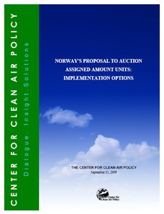 Norway's Proposal to Auction Assigned Amount Units: Implementation options