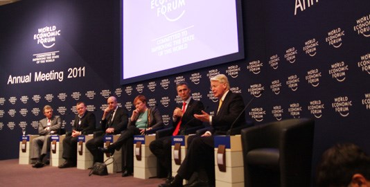 Statsminister Jens Stoltenberg deltok på årets Davos-møte i regi av World Economic Forum (Foto: SMK)