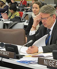 FN-ambassadør Morten Wetland. Foto: Emma Kwesiga Lydersen, UD