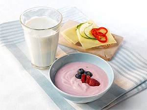 Meieriprodukter - melk, ost og yoghurt