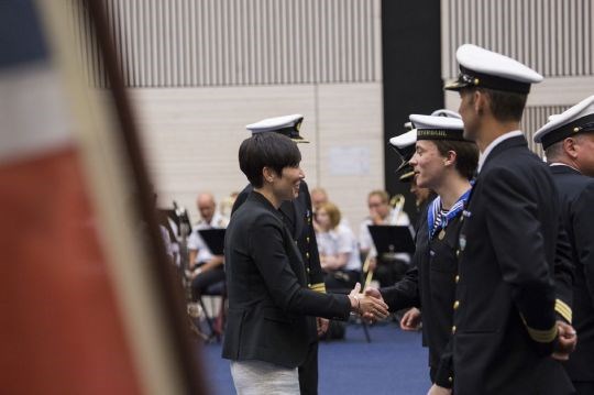 Medaljeseremoni på Haakonsvern 12. juni 2014