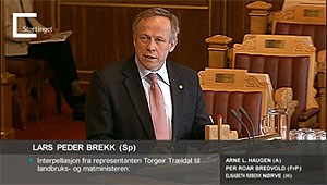 Landbruks- og matminister Lars Peder Brekk