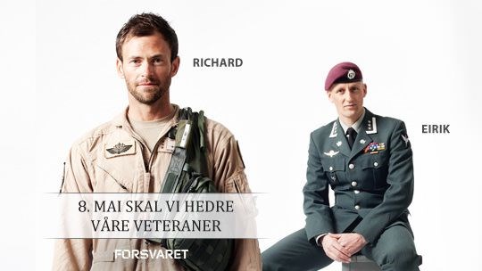 Forsvarets veteraner hedres 8. mai 