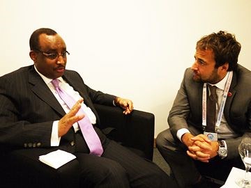 Statssekretær Arvinn Gadgil og Somalias statsminister Abdiweli