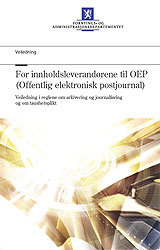 Forsiden av veilederen