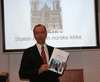 Kultur- og kirkeminister Trond Giske presenterer St.meld. nr. 17  om Staten og Den norske kirke, foto: Kultur- og kirkedepartementet