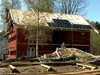 Låve under restaurering, Vegårdshei