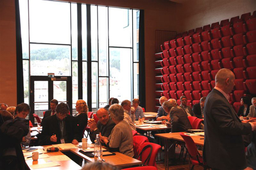 Frå konferansesal.