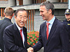 Norway's Prime Minister Jens Stoltenberg and UN Secretary-General Ban Ki-moon. Photo: Office of the Prime Minister