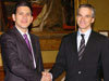 David Miliband and Jonas Gahr Støre in Oslo June 2009. Photo: British Embassy, Oslo