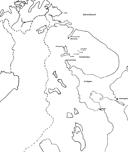 Figur 5.6 Kolahalvøya