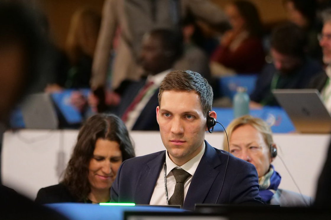 Climate and Environment Minister Andreas Bjelland Eriksen participates in the second part of the COP16 nature summit in Rome.