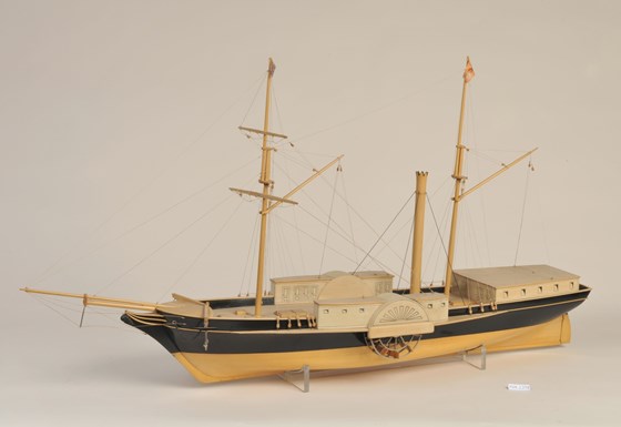 Modell av skipet Nordcap