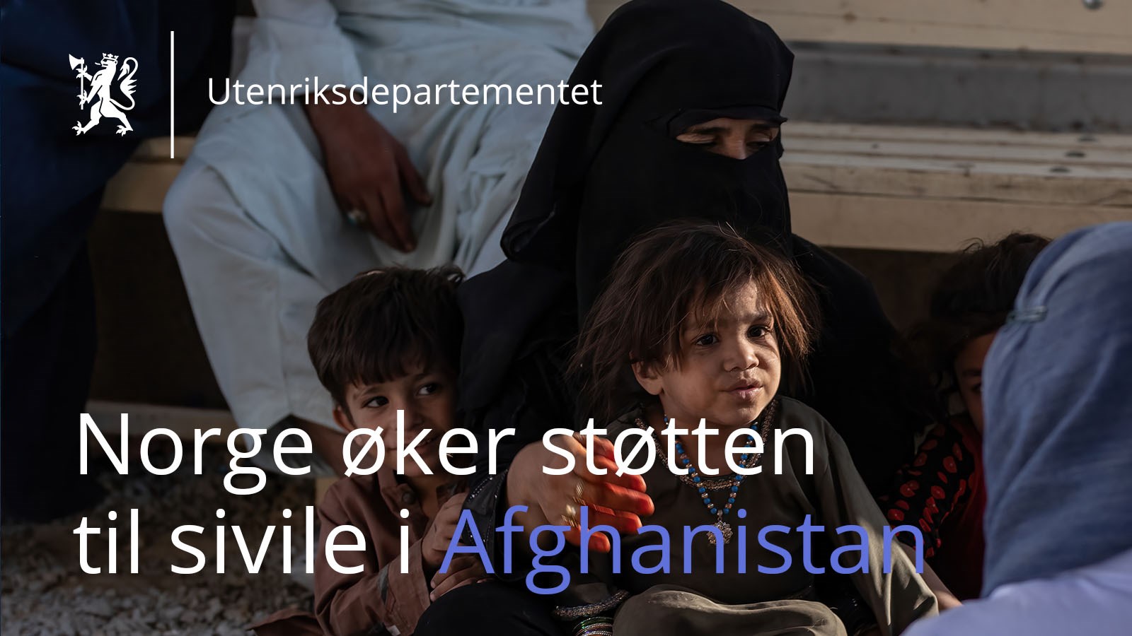 Norway increases support for civilians in Afghanistan