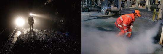 Figure 7.6 Photo: Left: Store Norsk Spitsbergen Kulkompani. Right:
 Scanpix