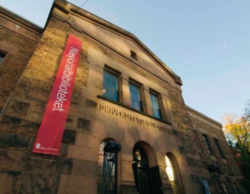 Figur 7.2 Entra Eiendom kombinerer forretningsutøvelse med aktivt
 samfunnsansvar. Kjøpet og videreutviklingen av Nasjonalbiblioteket
 (tidl. UB) sikret en tidsriktig oppbevaring og lagring av gammelt
 og nytt arkivverdig materiale. Bygningsmassen på Solli
...