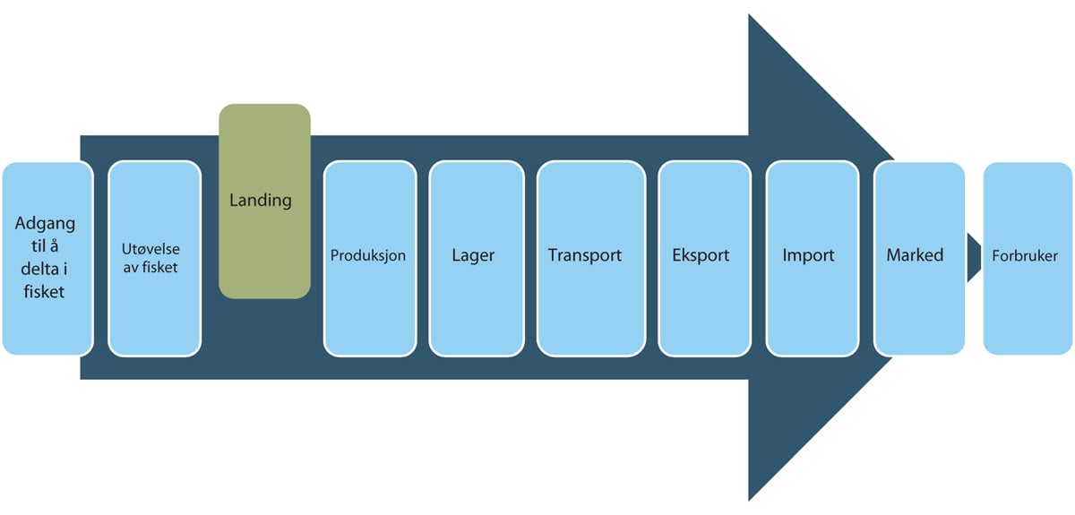 Figur 10.10 Verdikjeden – Landing