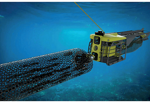 Figur 10.9 Den autonome undervannsfarkosten Humla, Trawl 2.0