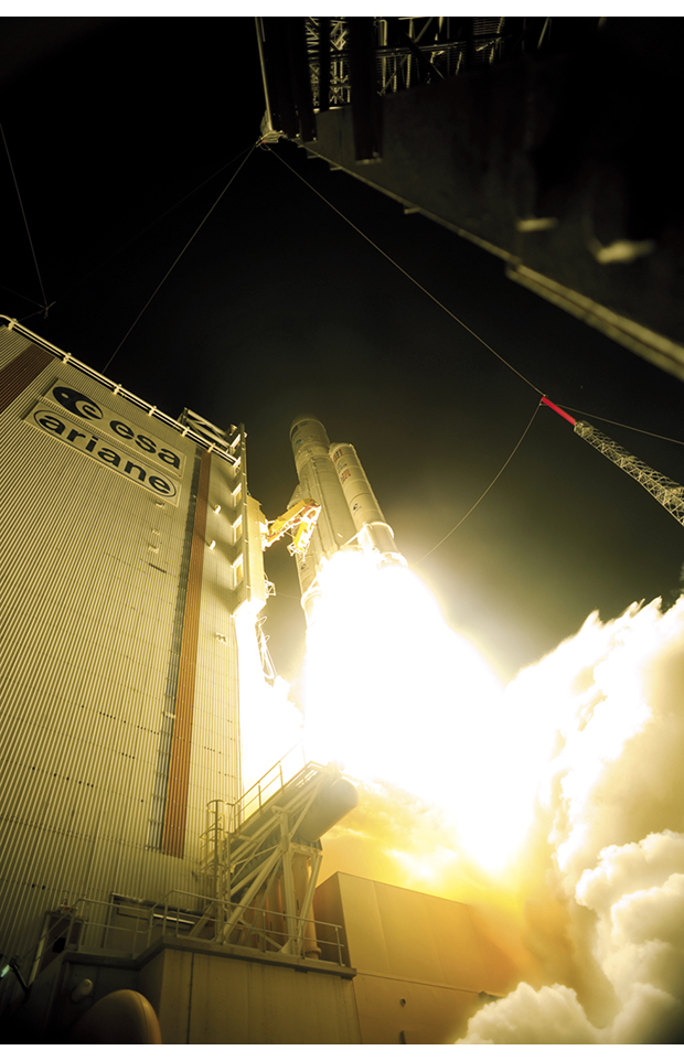 Figur 2.2 Ariane 5 på Kourou