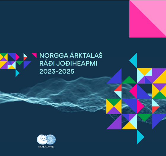 Image of the front page of the the brochure on Norway's leadership of Arctic council