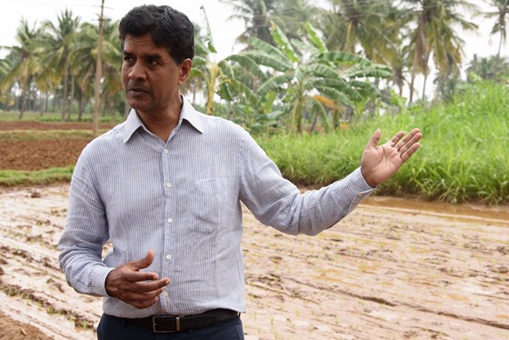 Direktør i internasjonal avdeling i NIBIO Udaya Sekhar Nagothu, er prosjektleder for ClimaAdapt.