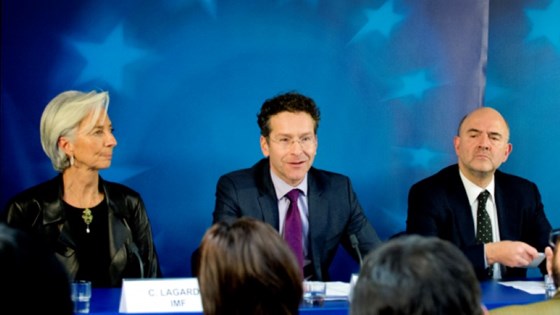 Ekstraordinært møte i Eurogruppen ble avholdt i Brussel torsdag 12. februar. 	Foto: European Union, 2015