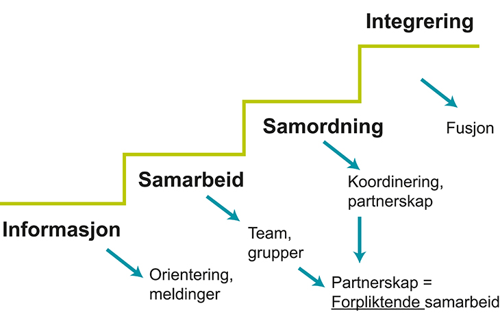 Figur 5.5 Taksonomi for samarbeid

