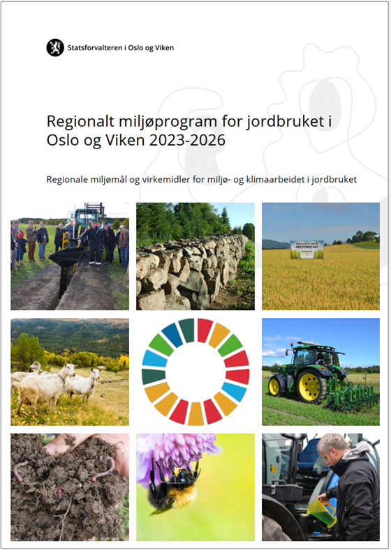 Forside Regionalt miljøprogram for jordbruket i Oslo og Viken 2023-2026.